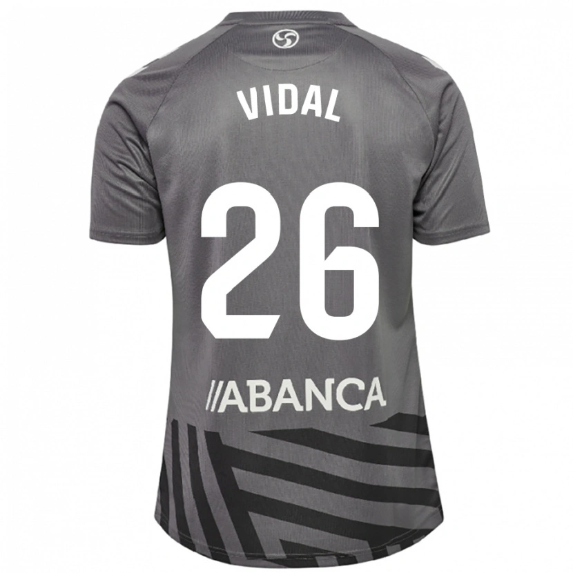 Danxen Kid Marc Vidal #26 Dark Gray Black Goalkeeper Jersey 2025/26 T-Shirt