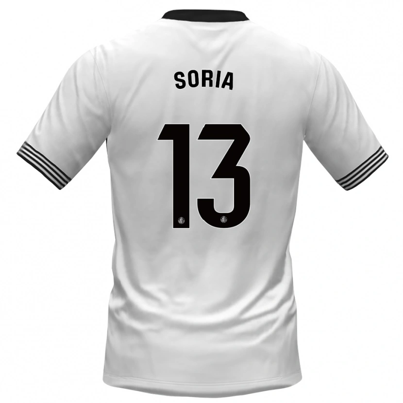Danxen Kid David Soria #13 White Black Goalkeeper Jersey 2025/26 T-Shirt