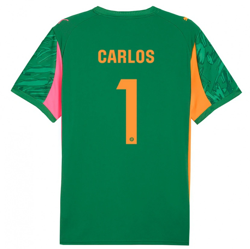 Danxen Kid Juan Carlos #1 Green Orange Goalkeeper Jersey 2025/26 T-Shirt
