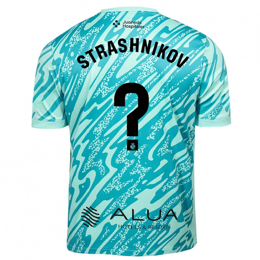 Danxen Kid Nikolay Strashnikov #0 Cyan Black Goalkeeper Jersey 2025/26 T-Shirt
