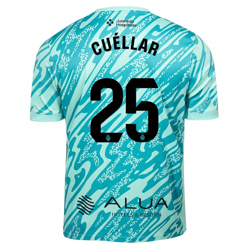 Danxen Kid Iván Cuéllar #25 Cyan Black Goalkeeper Jersey 2025/26 T-Shirt