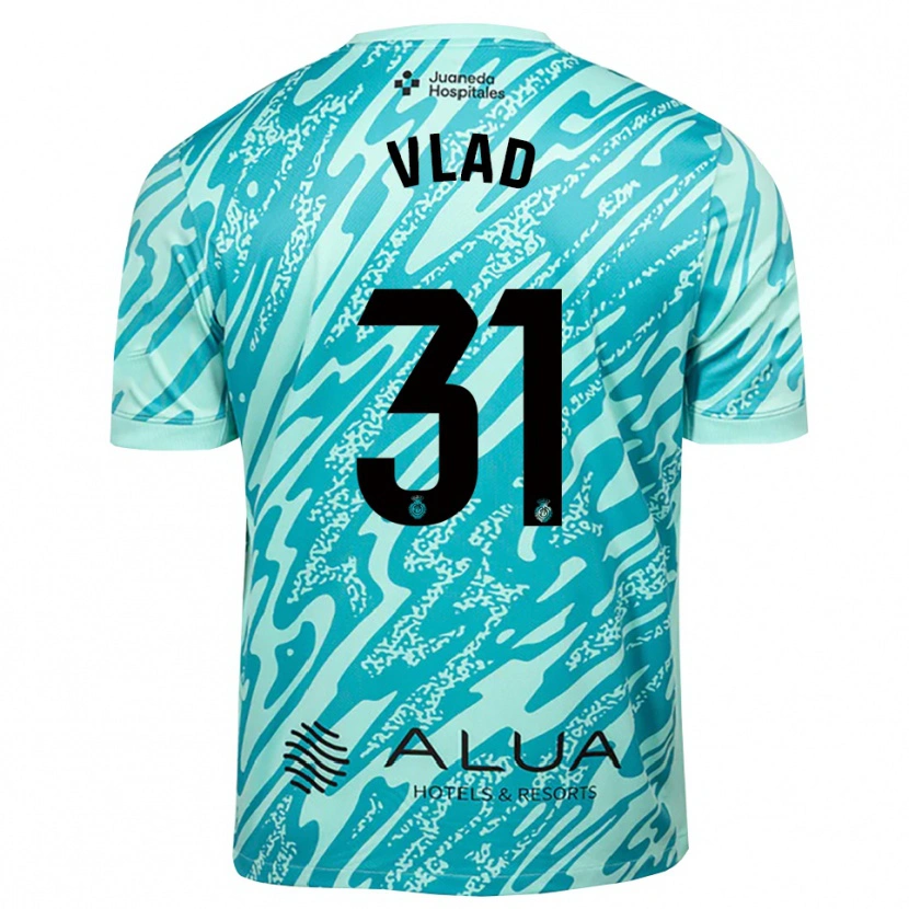 Danxen Kid Rares Vlad #31 Cyan Black Goalkeeper Jersey 2025/26 T-Shirt