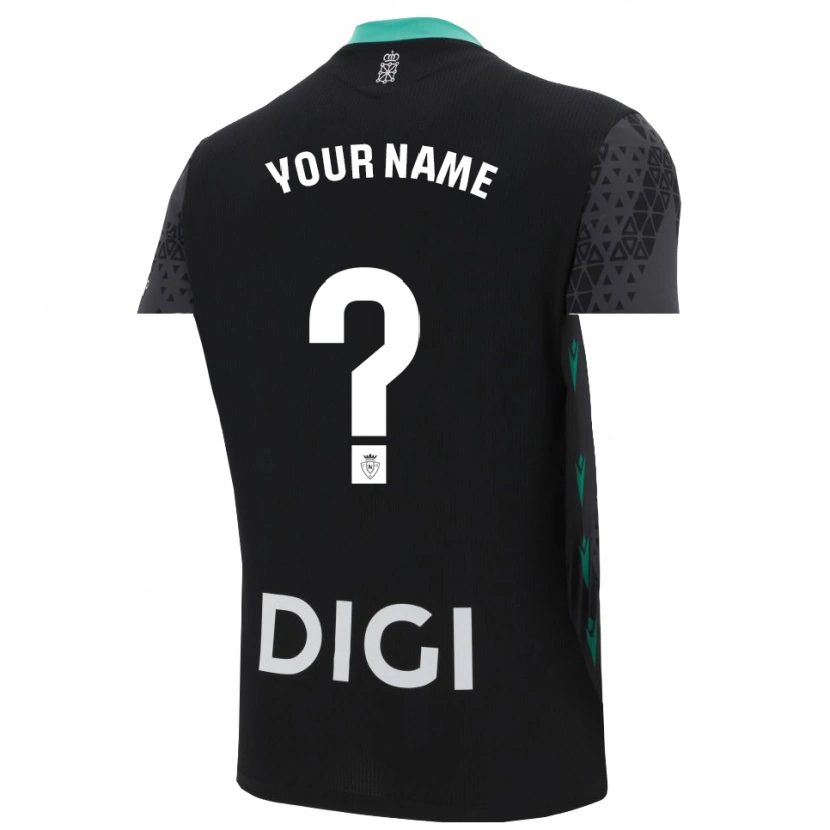 Danxen Kid CA Osasuna Dark Gray Black Goalkeeper Jersey 2025/26 T-Shirt