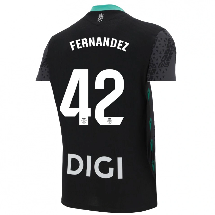 Danxen Kid Rafa Fernández #42 Dark Gray Black Goalkeeper Jersey 2025/26 T-Shirt