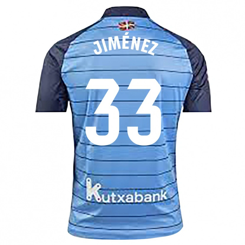 Danxen Kid Javier Jiménez #33 Navy Blue Goalkeeper Jersey 2025/26 T-Shirt