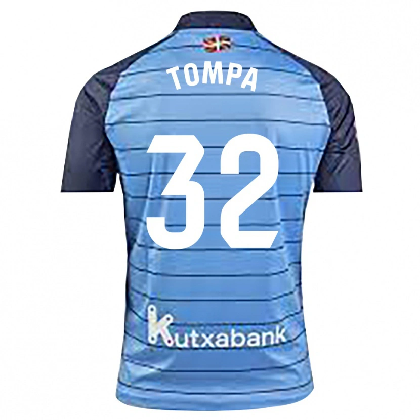 Danxen Kid Ákos Tompa #32 Navy Blue Goalkeeper Jersey 2025/26 T-Shirt