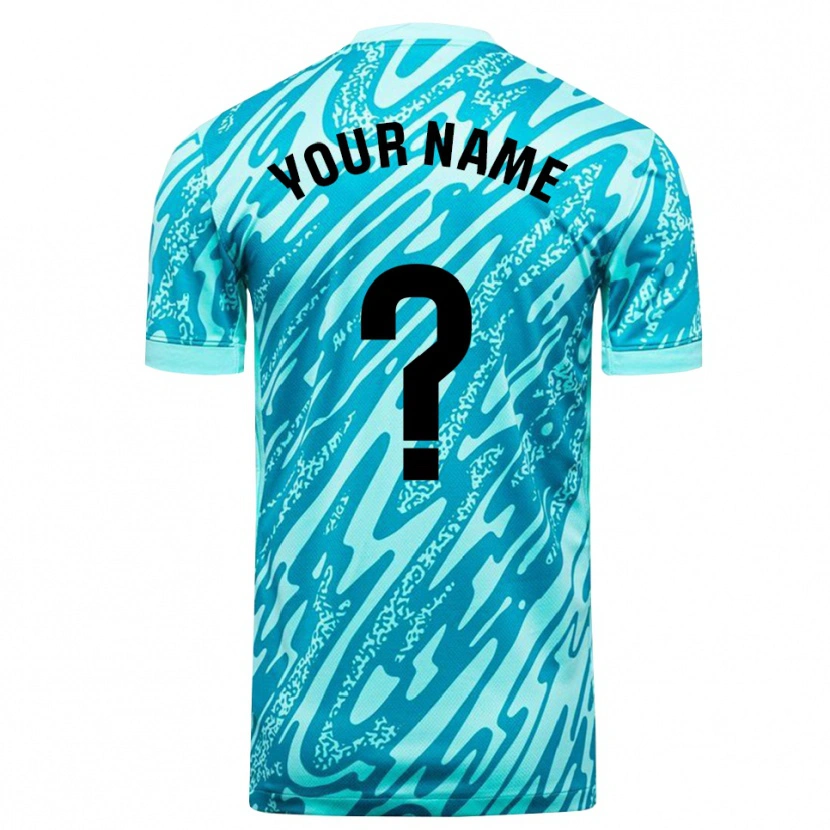 Danxen Kid Elche CF Sky Blue White Goalkeeper Jersey 2025/26 T-Shirt