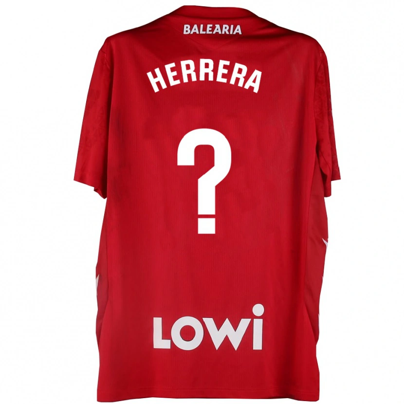Danxen Kid Asier Herrera #0 Red White Goalkeeper Jersey 2025/26 T-Shirt