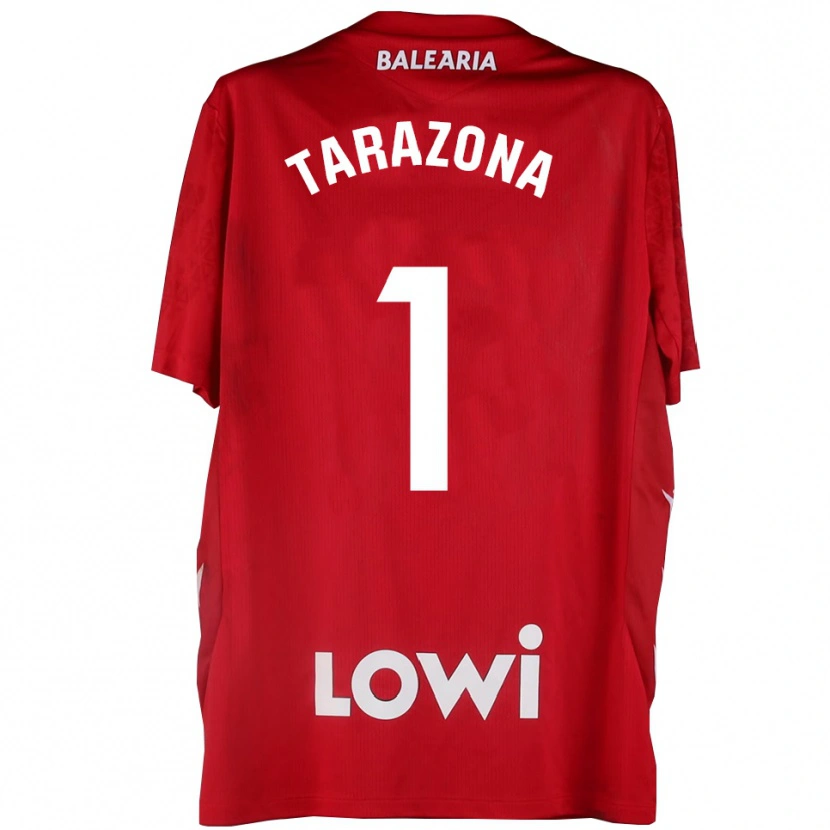 Danxen Kid Andrea Tarazona #1 Red White Goalkeeper Jersey 2025/26 T-Shirt