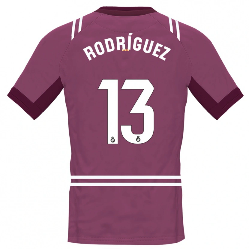 Danxen Kid Joel Rodríguez #13 Burgundy White Goalkeeper Jersey 2025/26 T-Shirt
