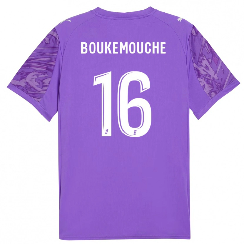 Danxen Kid Amine Boukemouche #16 Lilac White Goalkeeper Jersey 2025/26 T-Shirt