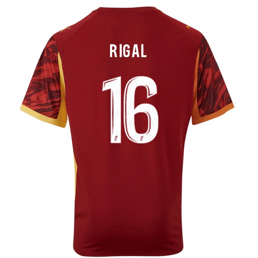 Danxen Kid Pablo Rigal #16 Burgundy Brown Goalkeeper Jersey 2025/26 T-Shirt