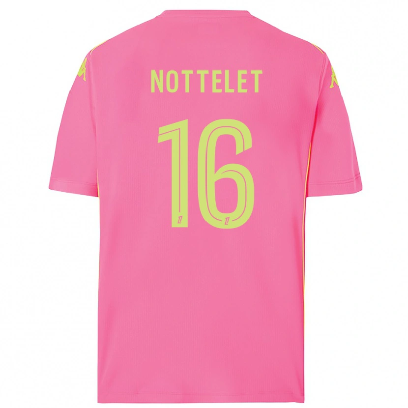 Danxen Kid Gillian Nottelet #16 Hot Pink Goalkeeper Jersey 2025/26 T-Shirt