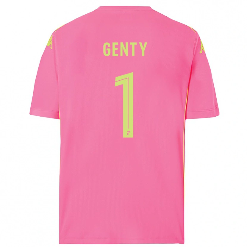 Danxen Kid Julie Genty #1 Hot Pink Goalkeeper Jersey 2025/26 T-Shirt