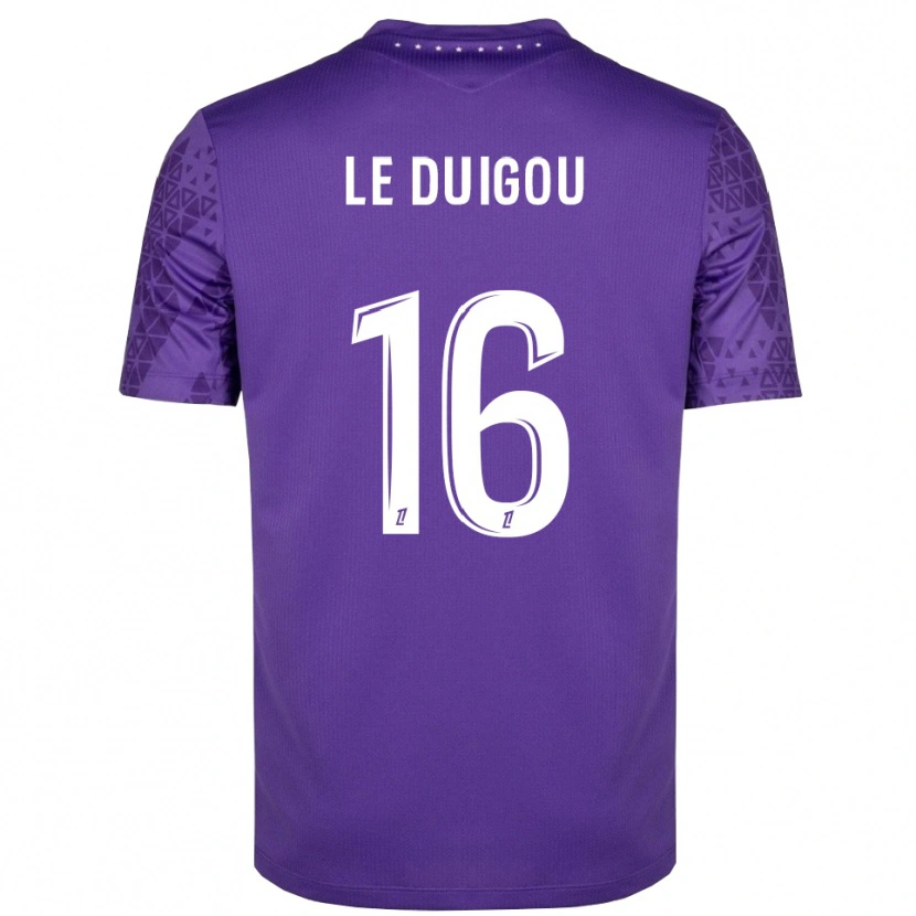 Danxen Kid Daniel Le Duigou #16 Purple White Goalkeeper Jersey 2025/26 T-Shirt