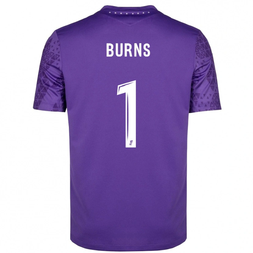 Danxen Kid Emily Burns #1 Purple White Goalkeeper Jersey 2025/26 T-Shirt