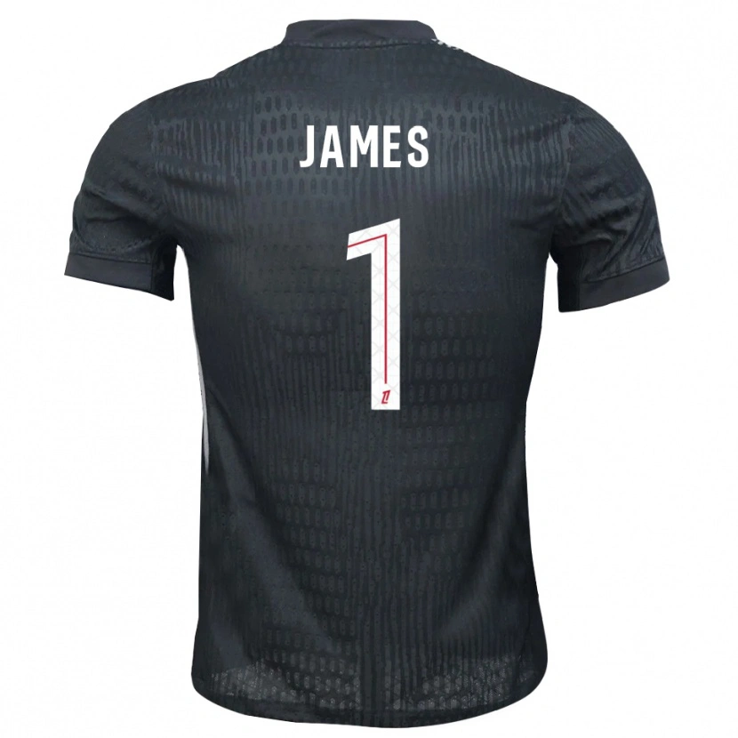 Danxen Kid Martin James #1 Dark Gray Black Goalkeeper Jersey 2025/26 T-Shirt