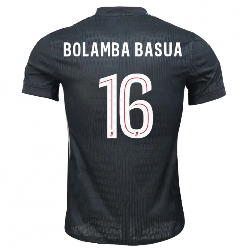 Danxen Kid Kévin Bolamba Basua #16 Dark Gray Black Goalkeeper Jersey 2025/26 T-Shirt
