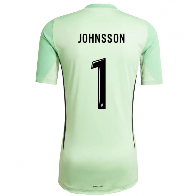 Danxen Kid Karl-Johan Johnsson #1 Light Green Black Goalkeeper Jersey 2025/26 T-Shirt
