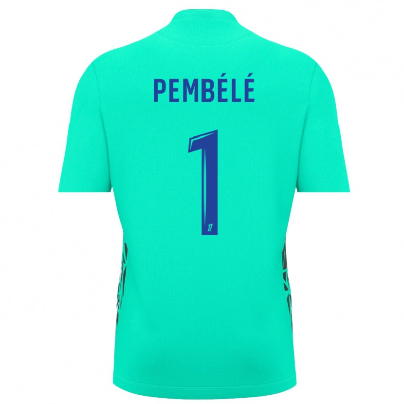 Danxen Kid Willange Pembélé #1 Aquamarine Blue Goalkeeper Jersey 2025/26 T-Shirt