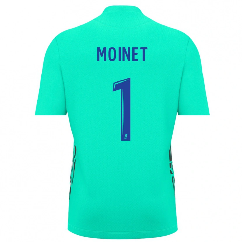 Danxen Kid Victor Moinet #1 Aquamarine Blue Goalkeeper Jersey 2025/26 T-Shirt