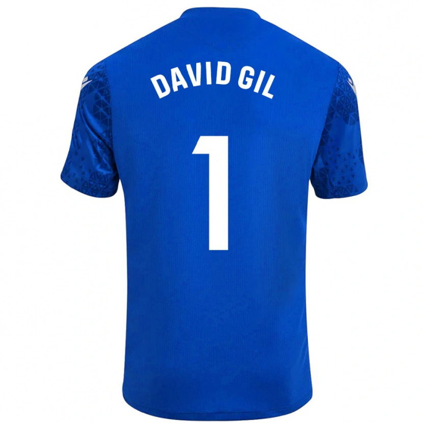 Danxen Kid David Gil #1 Blue White Goalkeeper Jersey 2025/26 T-Shirt