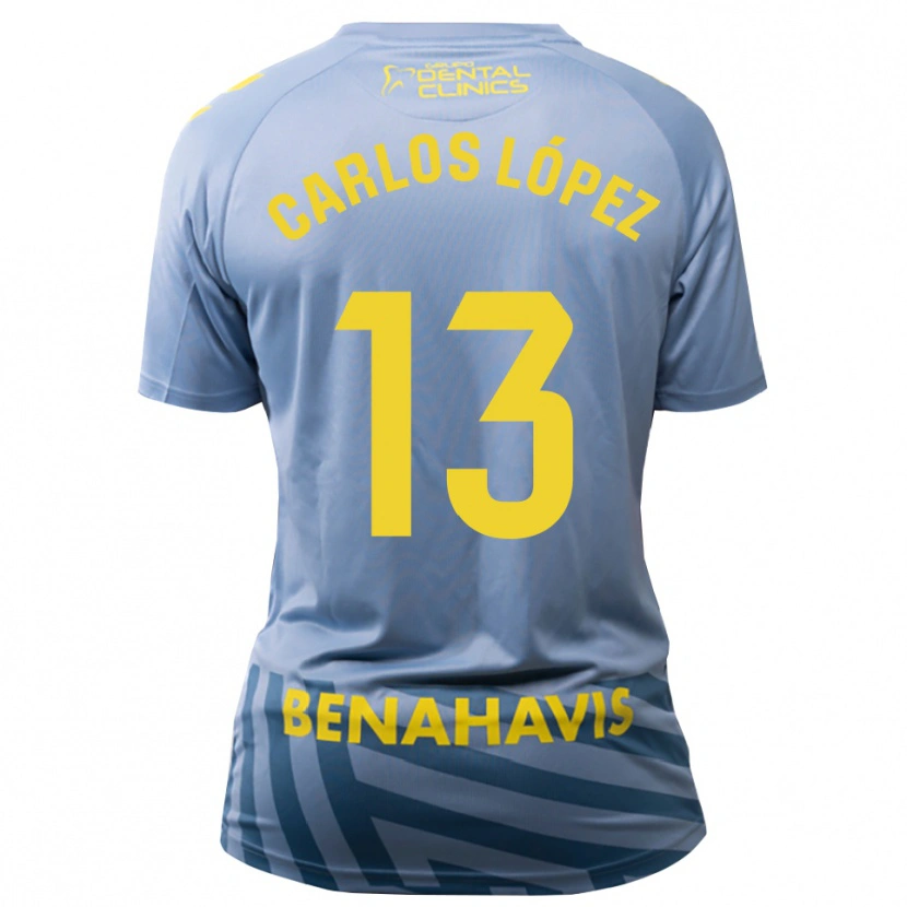Danxen Kid Carlos López #13 Lightsteel Blue Goalkeeper Jersey 2025/26 T-Shirt