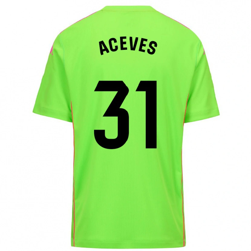 Danxen Kid Álvaro Aceves #31 Lirme Deep Pink Goalkeeper Jersey 2025/26 T-Shirt