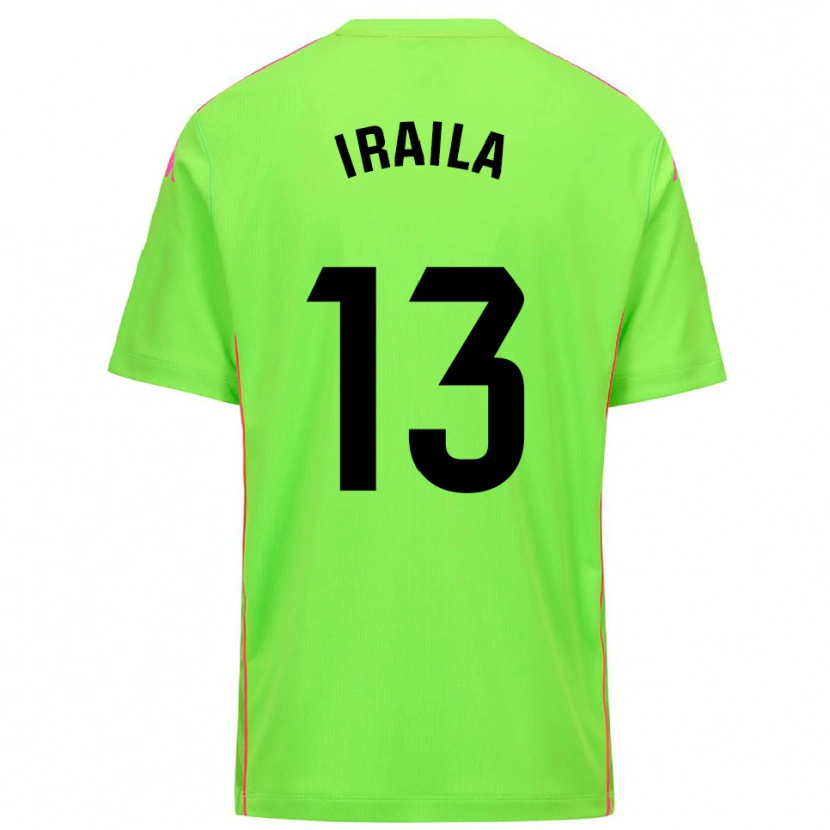 Danxen Kid Iraila Rivera Simón #13 Lirme Deep Pink Goalkeeper Jersey 2025/26 T-Shirt