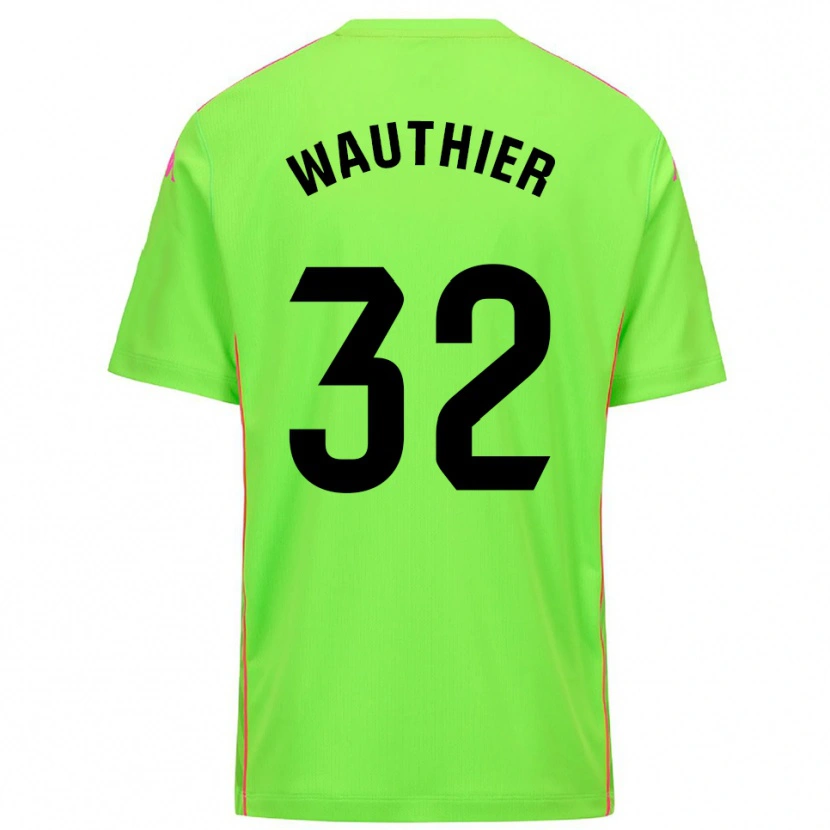 Danxen Kid Hugo Wauthier #32 Lirme Deep Pink Goalkeeper Jersey 2025/26 T-Shirt