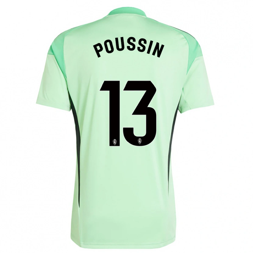 Danxen Kid Gaëtan Poussin #13 Medium Spring Green Goalkeeper Jersey 2025/26 T-Shirt