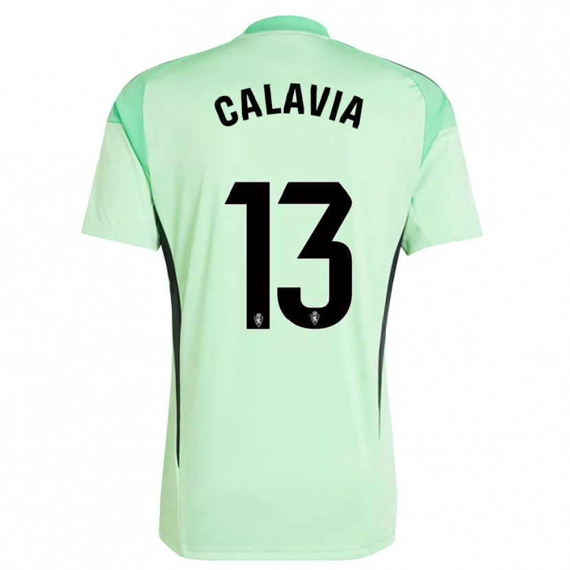 Danxen Kid Carlos Calavia #13 Medium Spring Green Goalkeeper Jersey 2025/26 T-Shirt