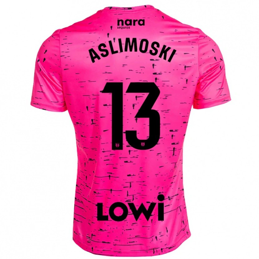 Danxen Kid Tomme Aslimoski #13 Deep Pink Black Goalkeeper Jersey 2025/26 T-Shirt