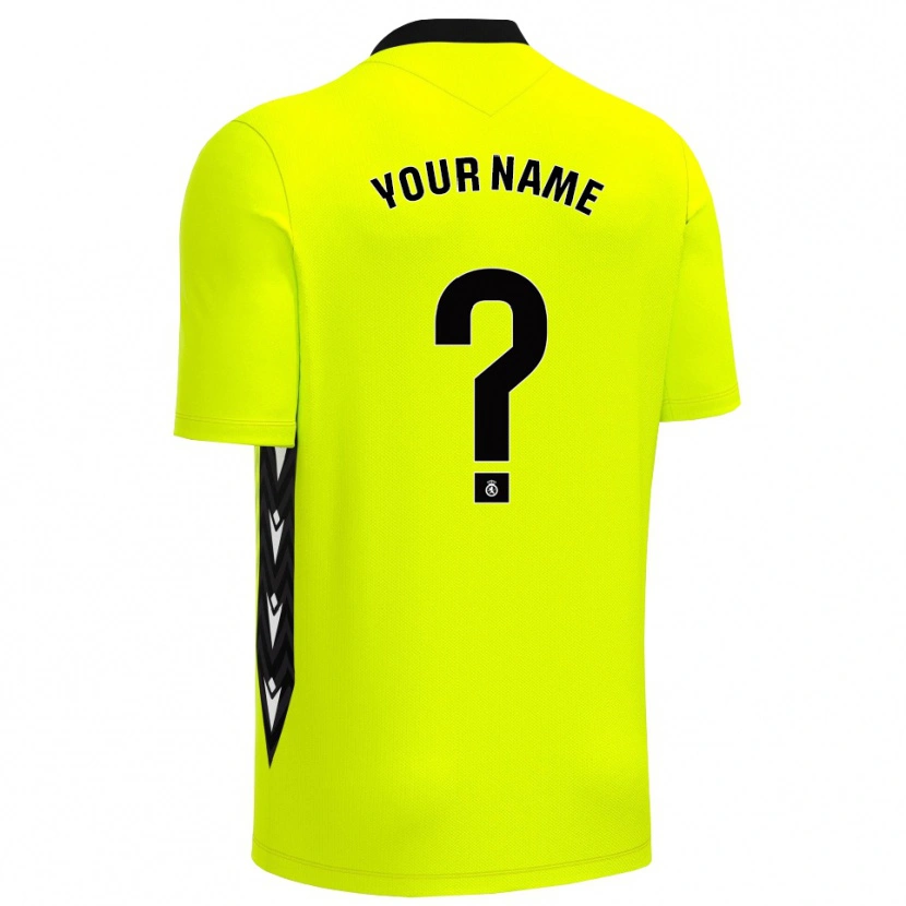 Danxen Kid Cultural Leonesa Yellow Green Black Goalkeeper Jersey 2025/26 T-Shirt