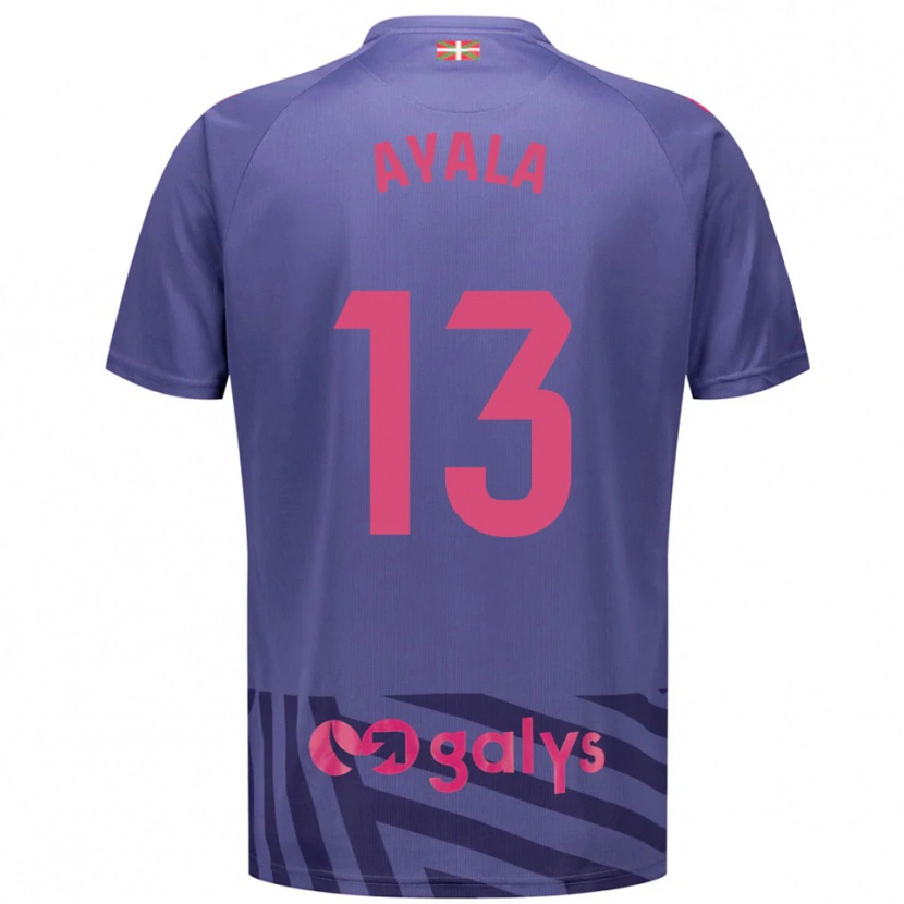 Danxen Kid Unai Ayala #13 Blue Grey Purple Goalkeeper Jersey 2025/26 T-Shirt