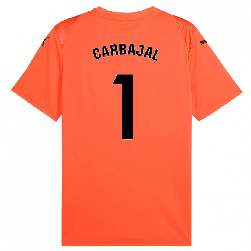 Danxen Kid Cristina Díaz Carbajal #1 Orange Black Red Goalkeeper Jersey 2025/26 T-Shirt