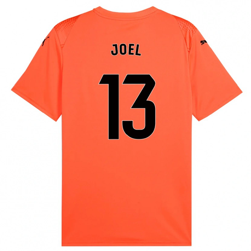 Danxen Kid Christian Joel #13 Orange Black Red Goalkeeper Jersey 2025/26 T-Shirt