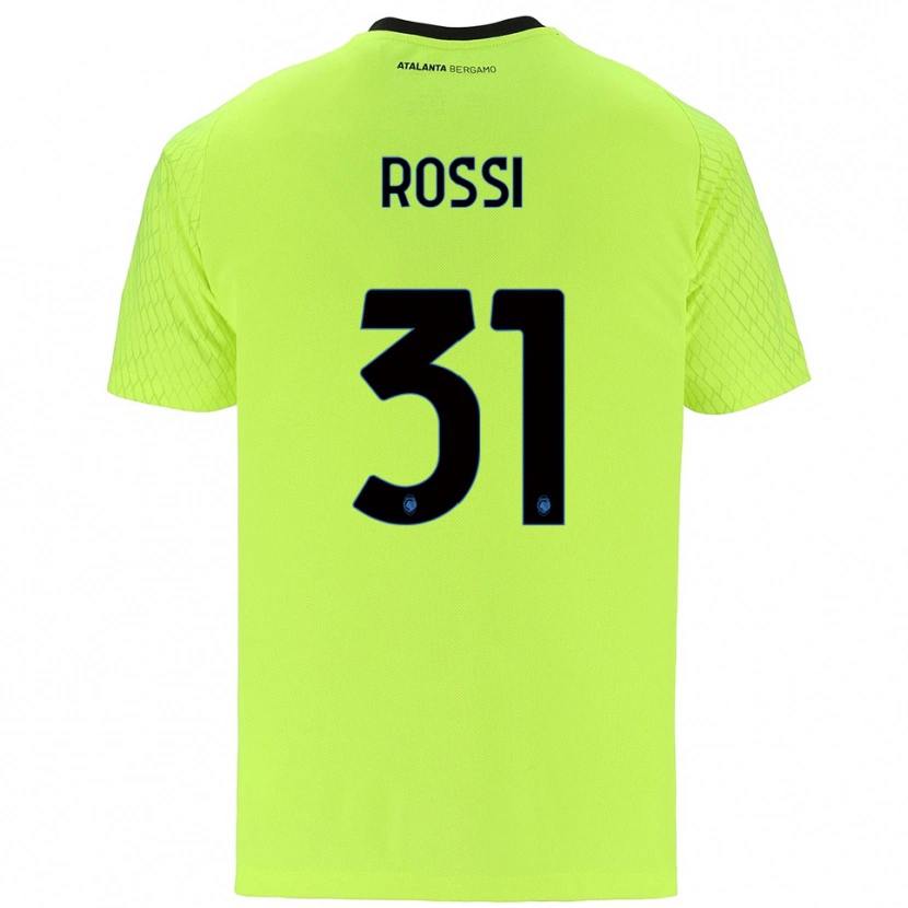 Danxen Kid Francesco Rossi #31 Yellow Green Red Goalkeeper Jersey 2025/26 T-Shirt