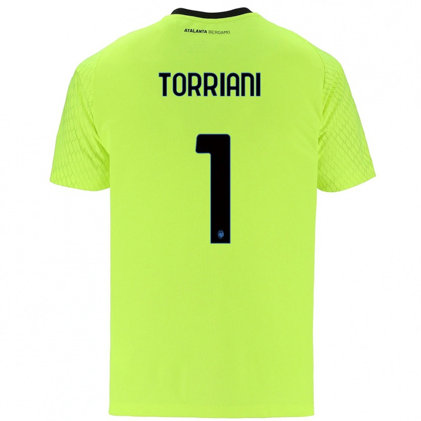 Danxen Kid Andrea Torriani #1 Yellow Green Red Goalkeeper Jersey 2025/26 T-Shirt