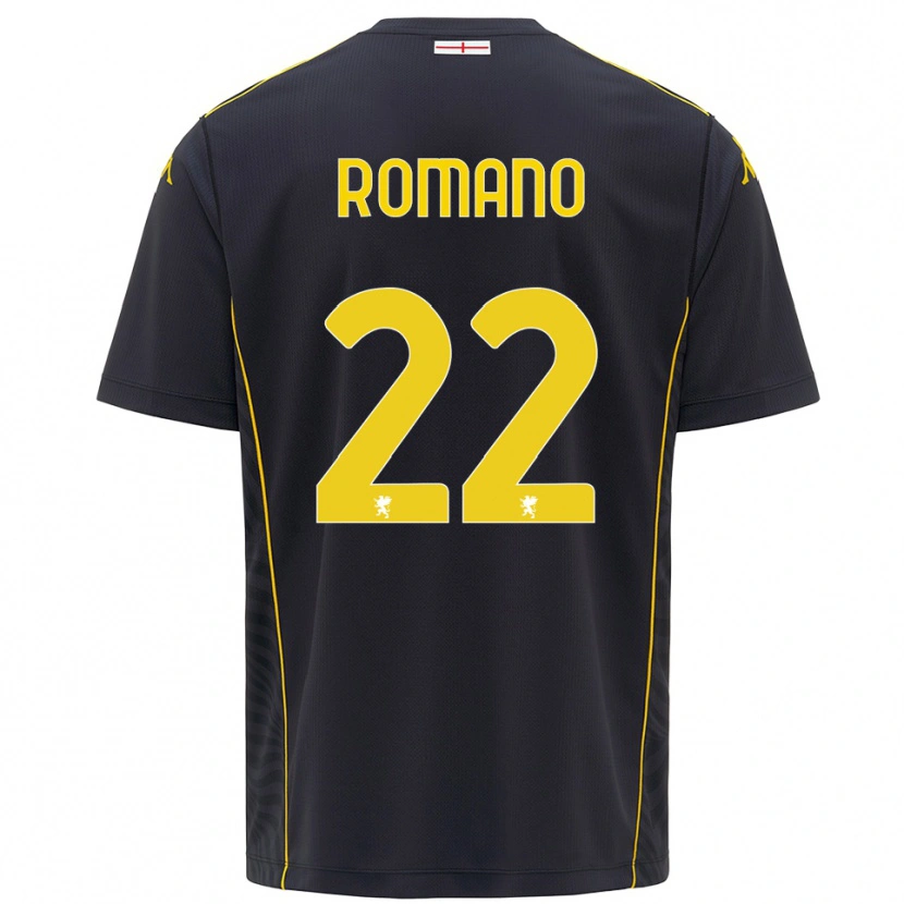 Danxen Kid Andrew Romano #22 Black Yellow Goalkeeper Jersey 2025/26 T-Shirt