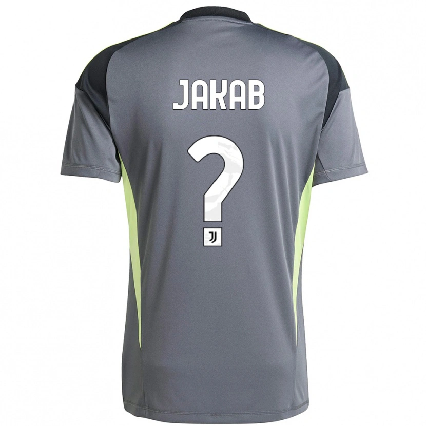 Danxen Kid Mátyás Jakab #0 Dark Gray White Goalkeeper Jersey 2025/26 T-Shirt