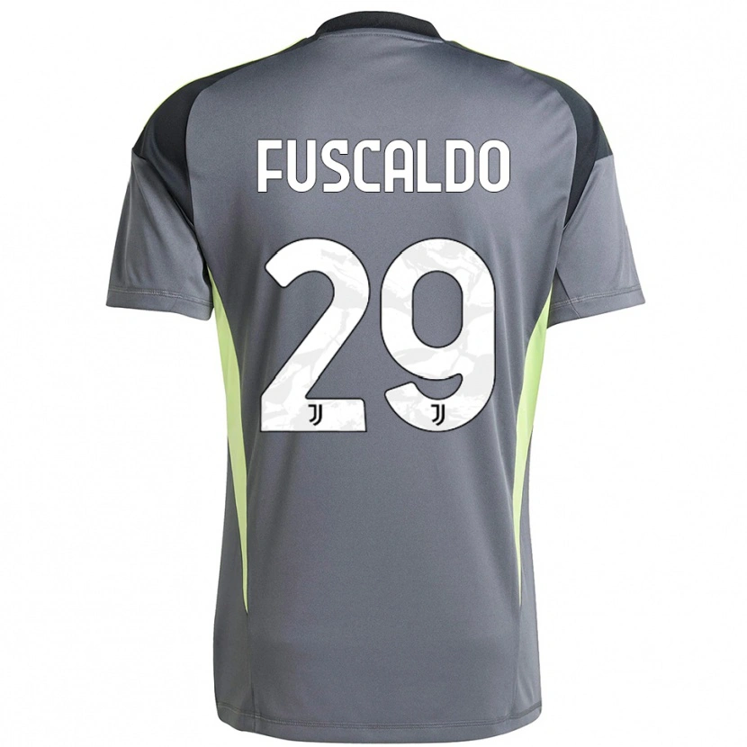 Danxen Kid Matteo Fuscaldo #29 Dark Gray White Goalkeeper Jersey 2025/26 T-Shirt