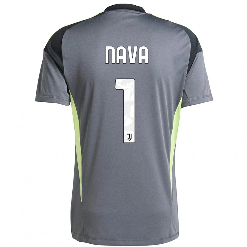 Danxen Kid Sebastiano Nava #1 Dark Gray White Goalkeeper Jersey 2025/26 T-Shirt