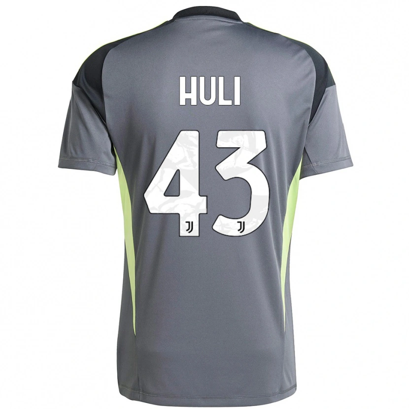 Danxen Kid Raffaele Huli #43 Dark Gray White Goalkeeper Jersey 2025/26 T-Shirt