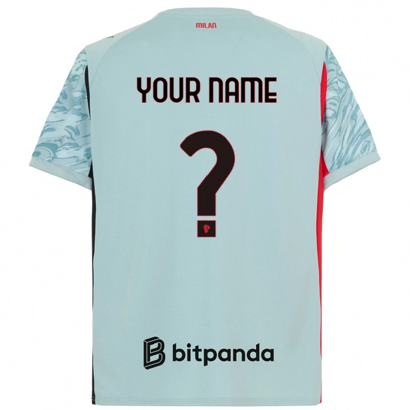 Danxen Kid AC Milan Light Blue Red Goalkeeper Jersey 2025/26 T-Shirt