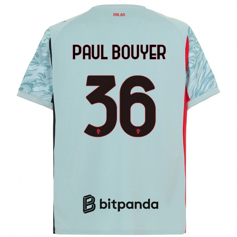 Danxen Kid Léo Paul Bouyer #36 Light Blue Red Goalkeeper Jersey 2025/26 T-Shirt
