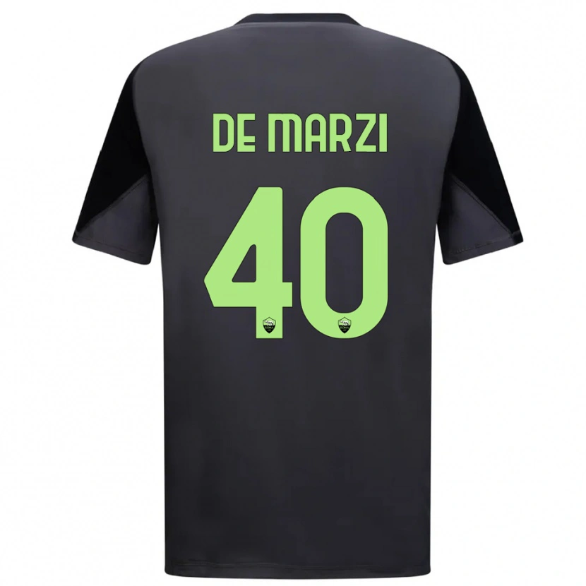 Danxen Kid Giorgio De Marzi #40 Black Light Green Goalkeeper Jersey 2025/26 T-Shirt