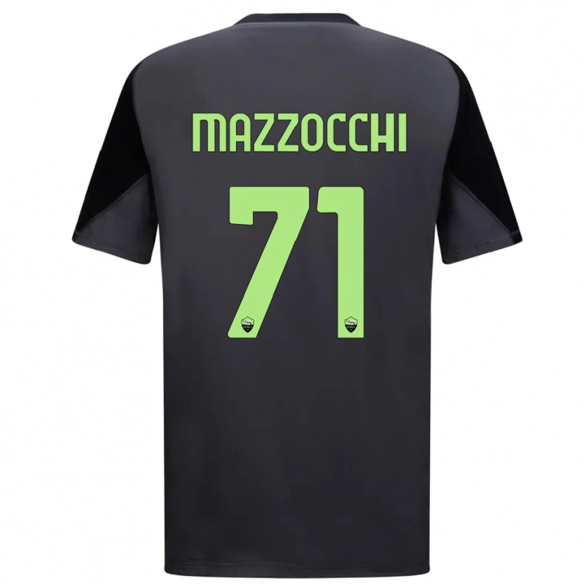 Danxen Kid Giulia Mazzocchi #71 Black Light Green Goalkeeper Jersey 2025/26 T-Shirt