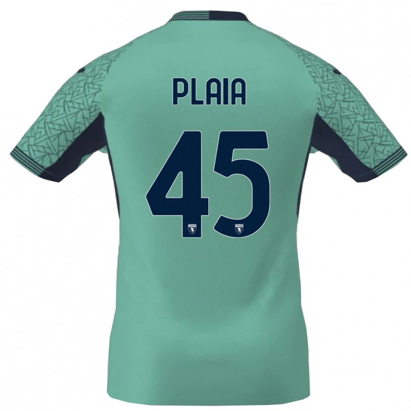 Danxen Kid Francesco Plaia #45 Blue Lagoon Goalkeeper Jersey 2025/26 T-Shirt