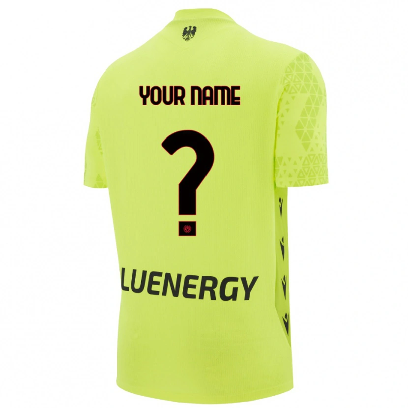 Danxen Kid Udinese Calcio Green Yellow Black Goalkeeper Jersey 2025/26 T-Shirt